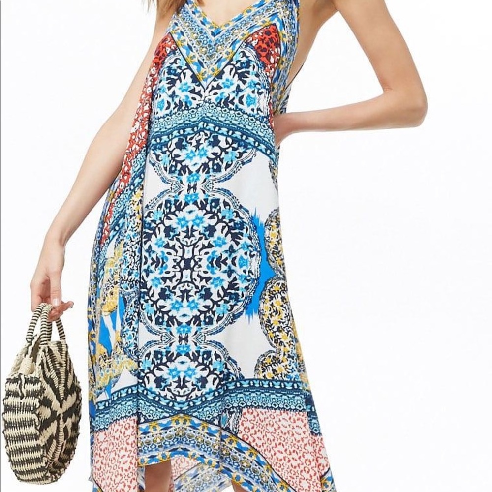❌SOLD❌Forever 21 Unicorn Print Handkerchief Dress - Picture 3 of 10